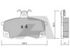 AISIN BPLA-1001 Brake Pad Set, disc brake